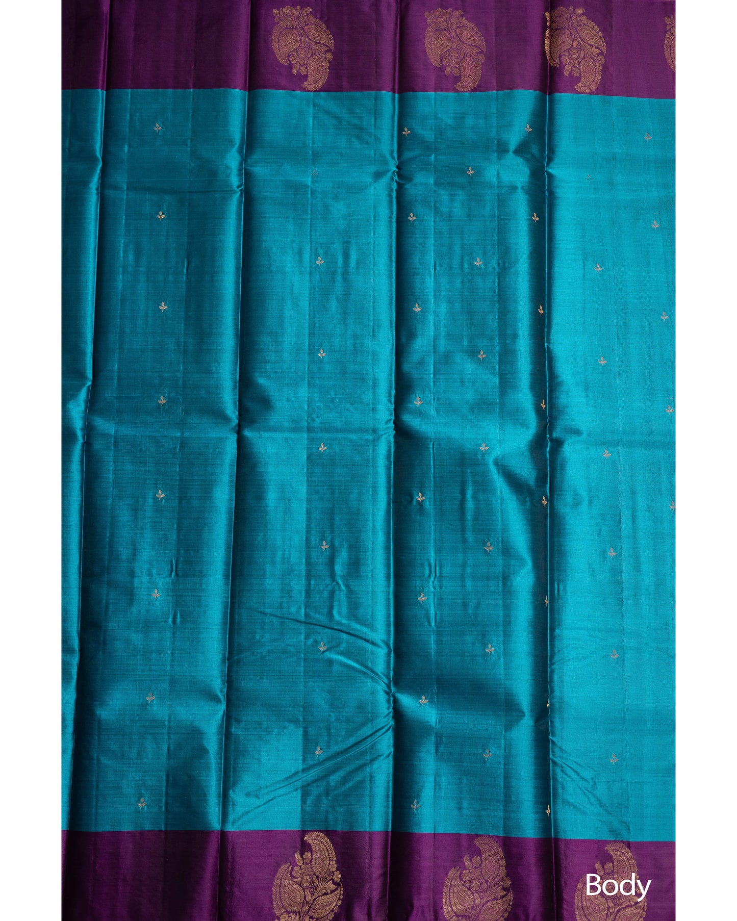 Peacock Green With Deeper Burgandy Pallu Kanchivaram Pure Soft Silk Saree