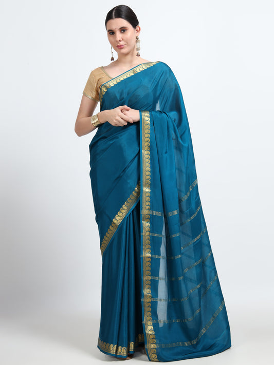Royal Peacock Silk Saree