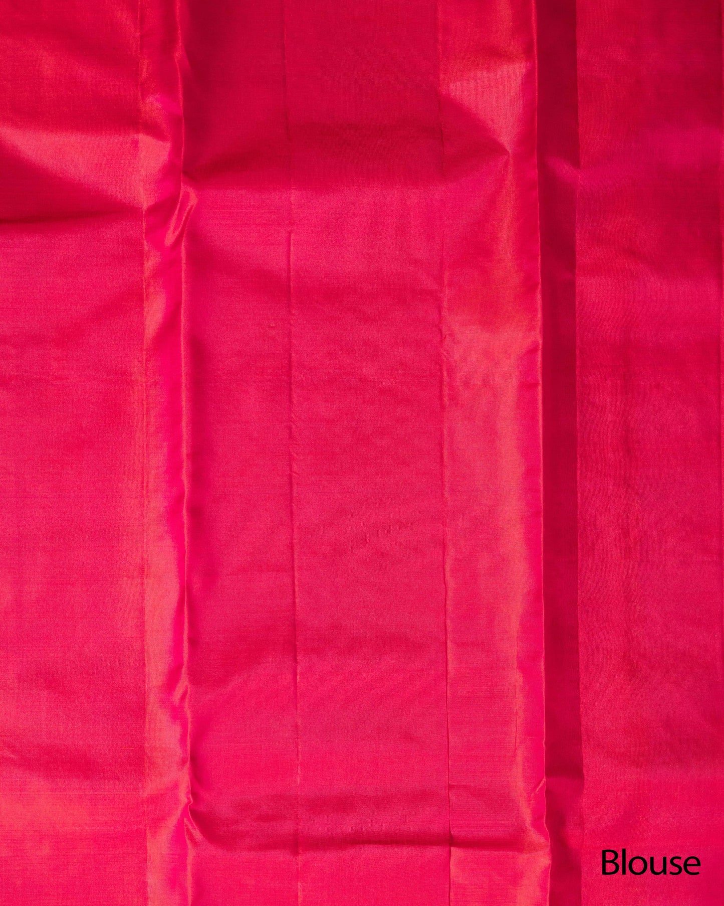 Saffire Green With Rani Pink Pallu Pure Soft Silk Saree