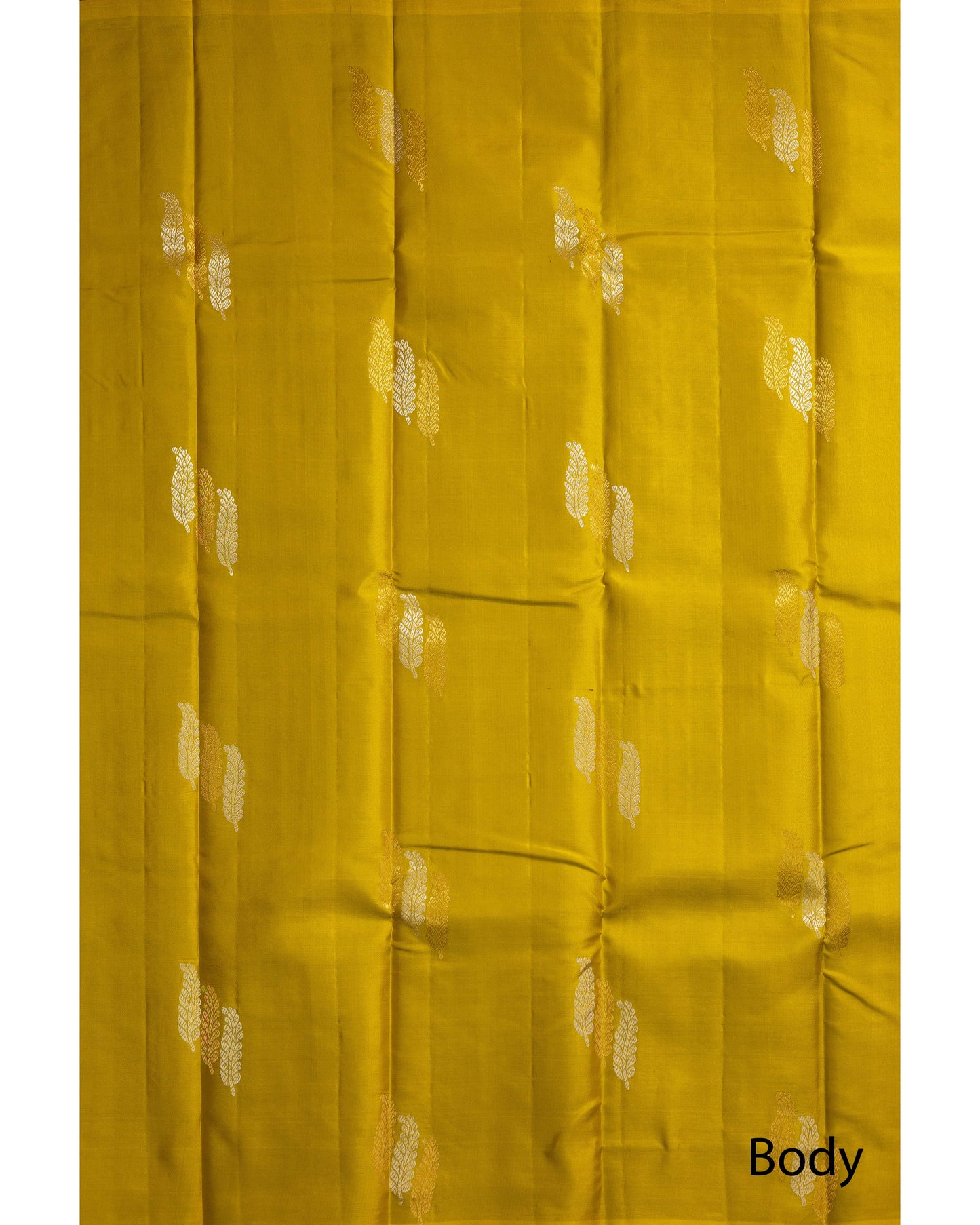 Lemonish Green With Saffire Green Pallu Pure Soft Silk Saree