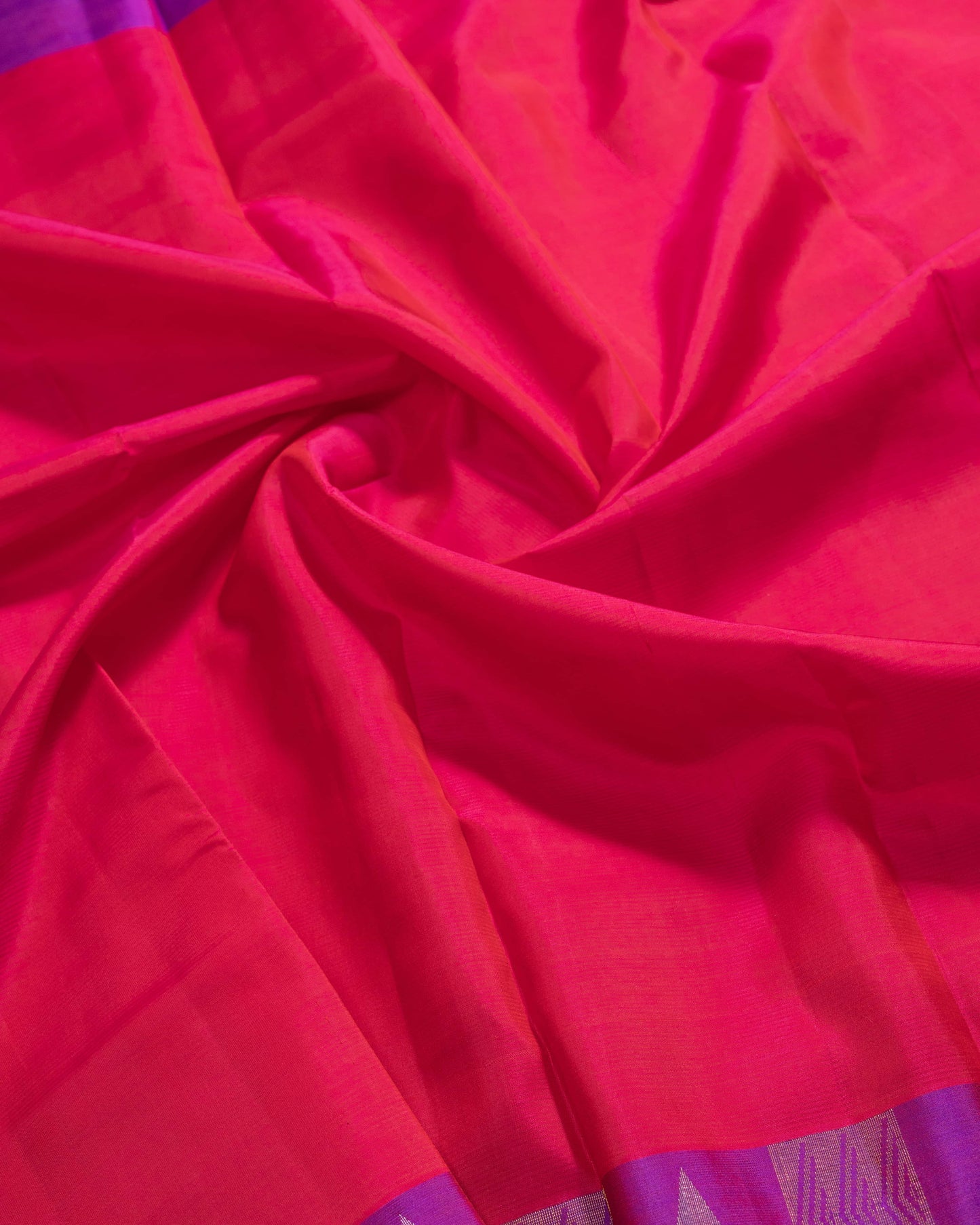 Majenta With Violet Pallu Kanchivaram Pure Soft Silk Saree