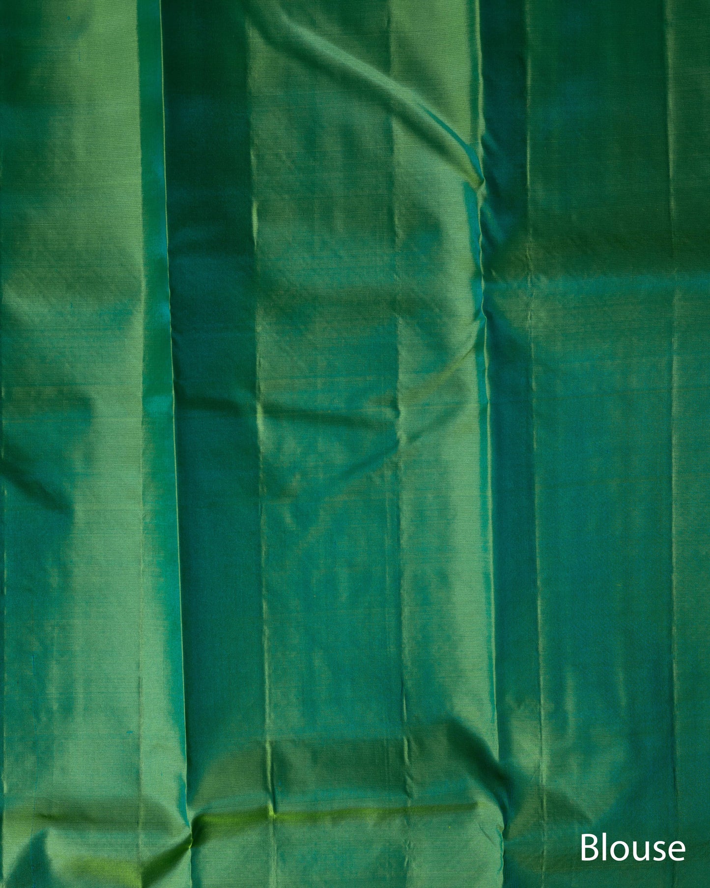 Apple Green With Blue Self Colour Pallu Pure Soft Silk Saree