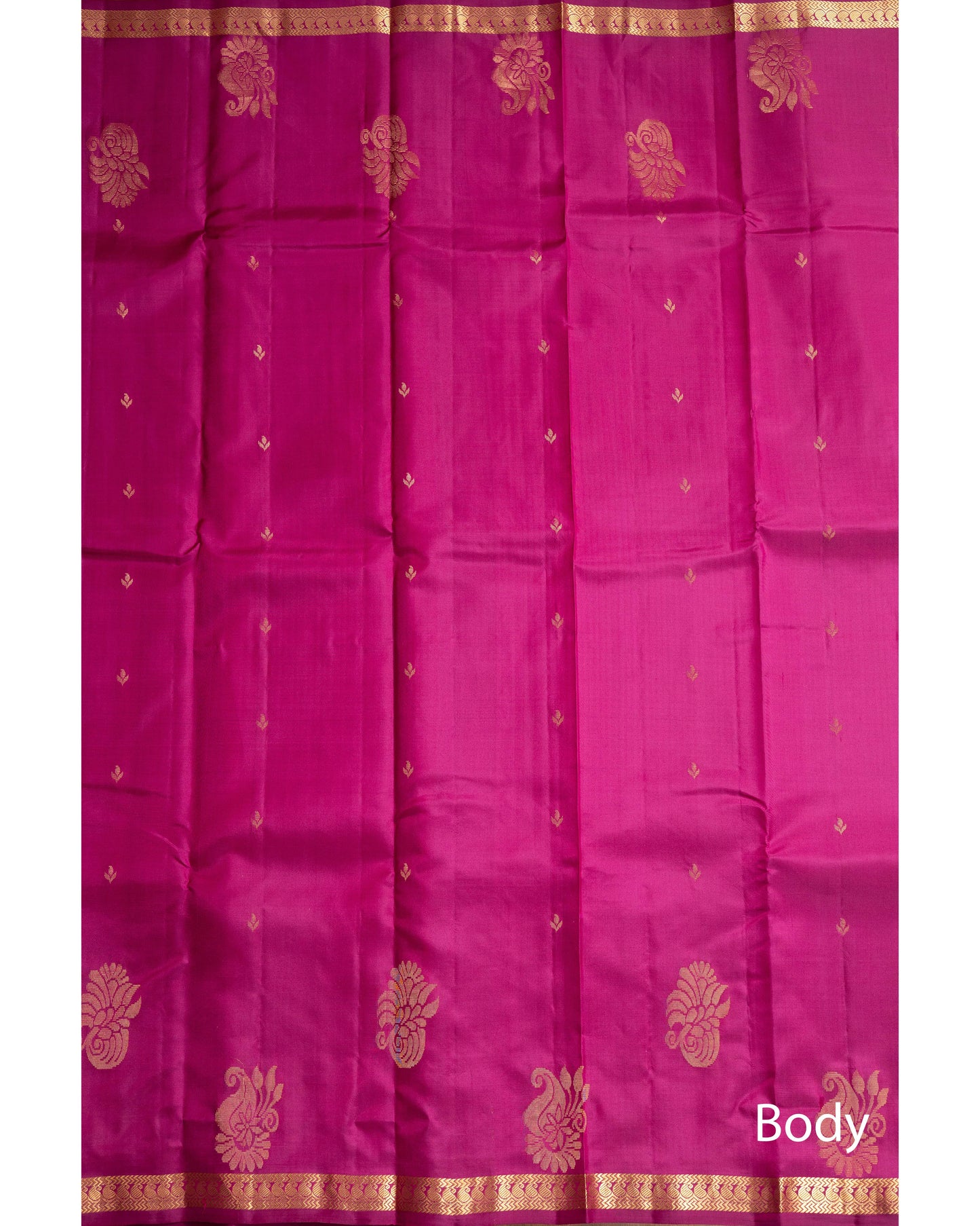 Majenta With Self Colour Pallu Pure Soft Silk Saree