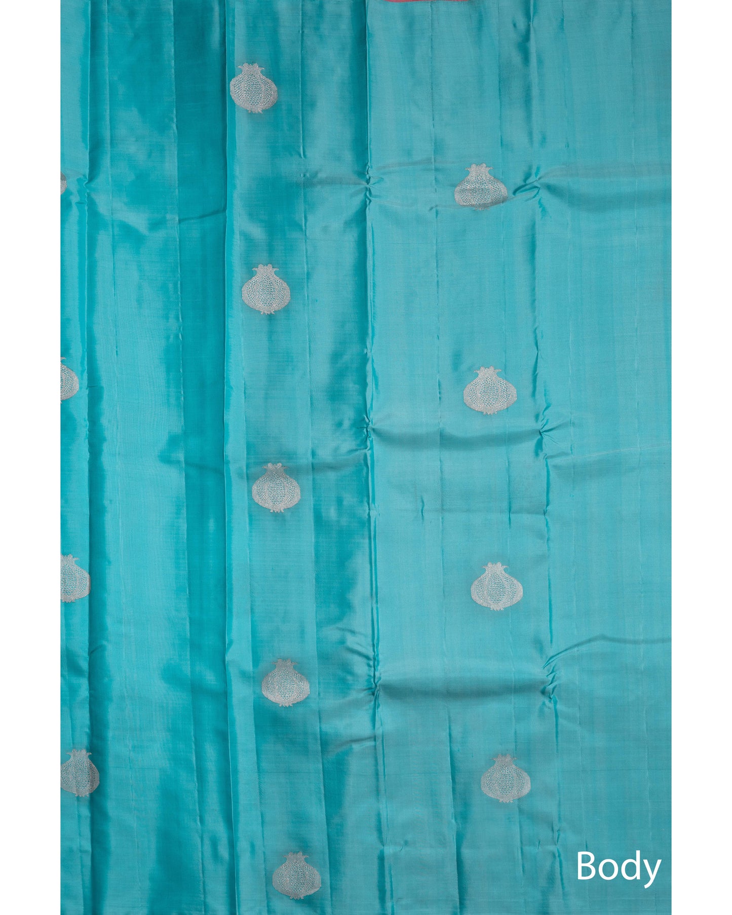 Sky Blue With Light Pink Pallu Pure Soft Silk Saree