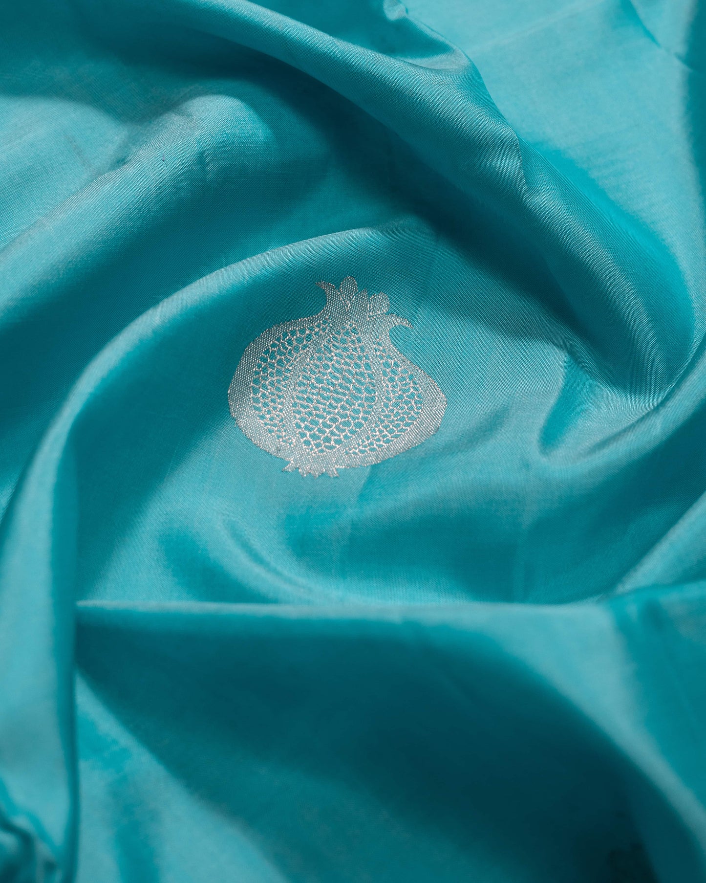 Sky Blue With Light Pink Pallu Pure Soft Silk Saree