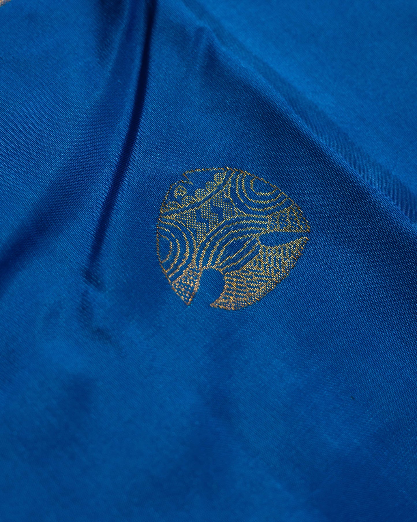 Royal Blue With Rani Pink Pallu Pure Soft Silk Saree