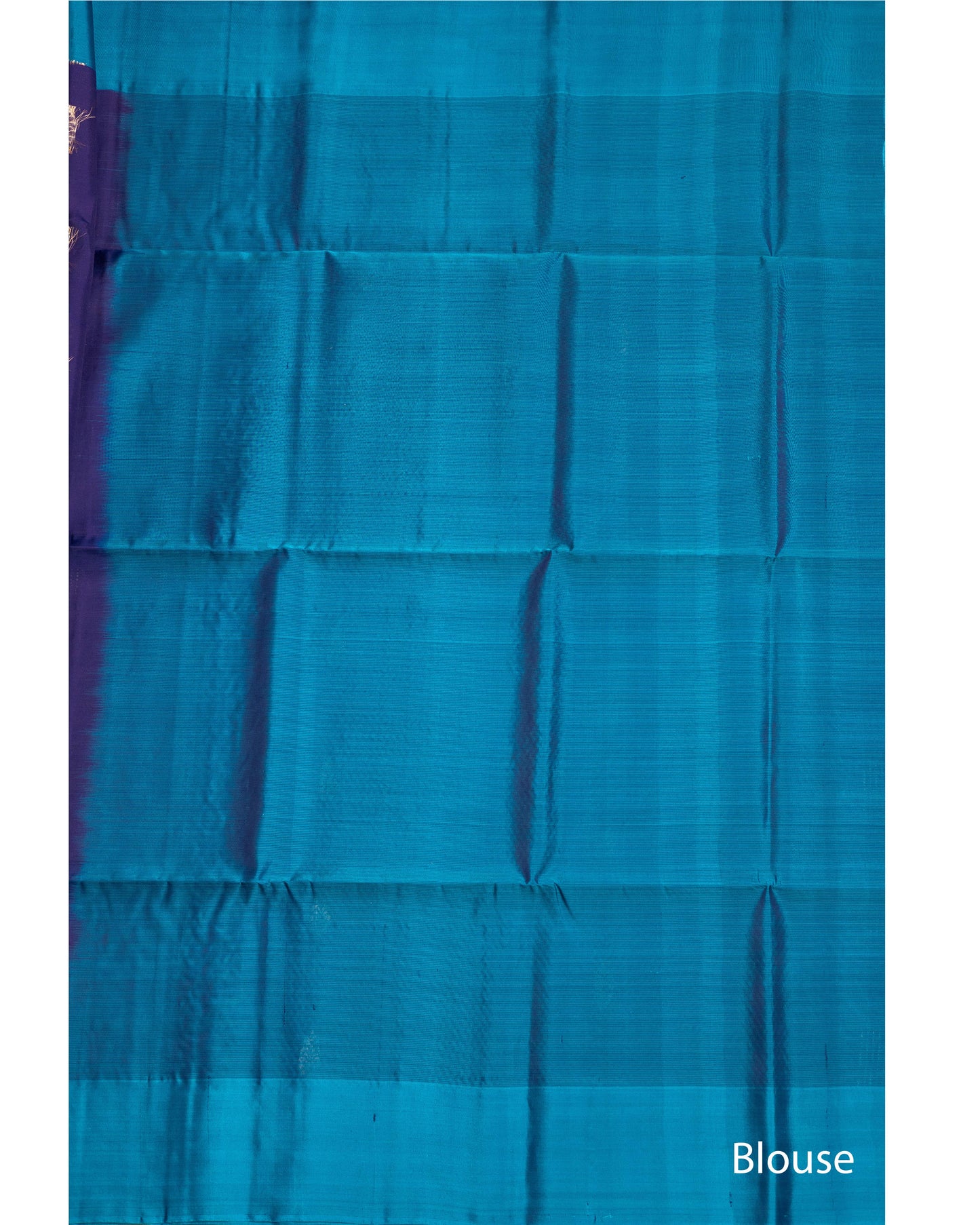 Royal Deeper Blue With Tarquoise Blue Pallu Pure Soft Silk Saree