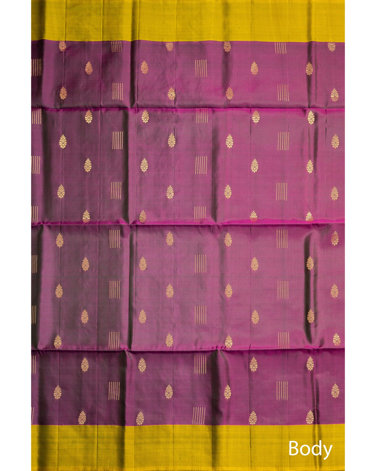Burgandy With Olive Green Pallu Pure Soft Silk Saree