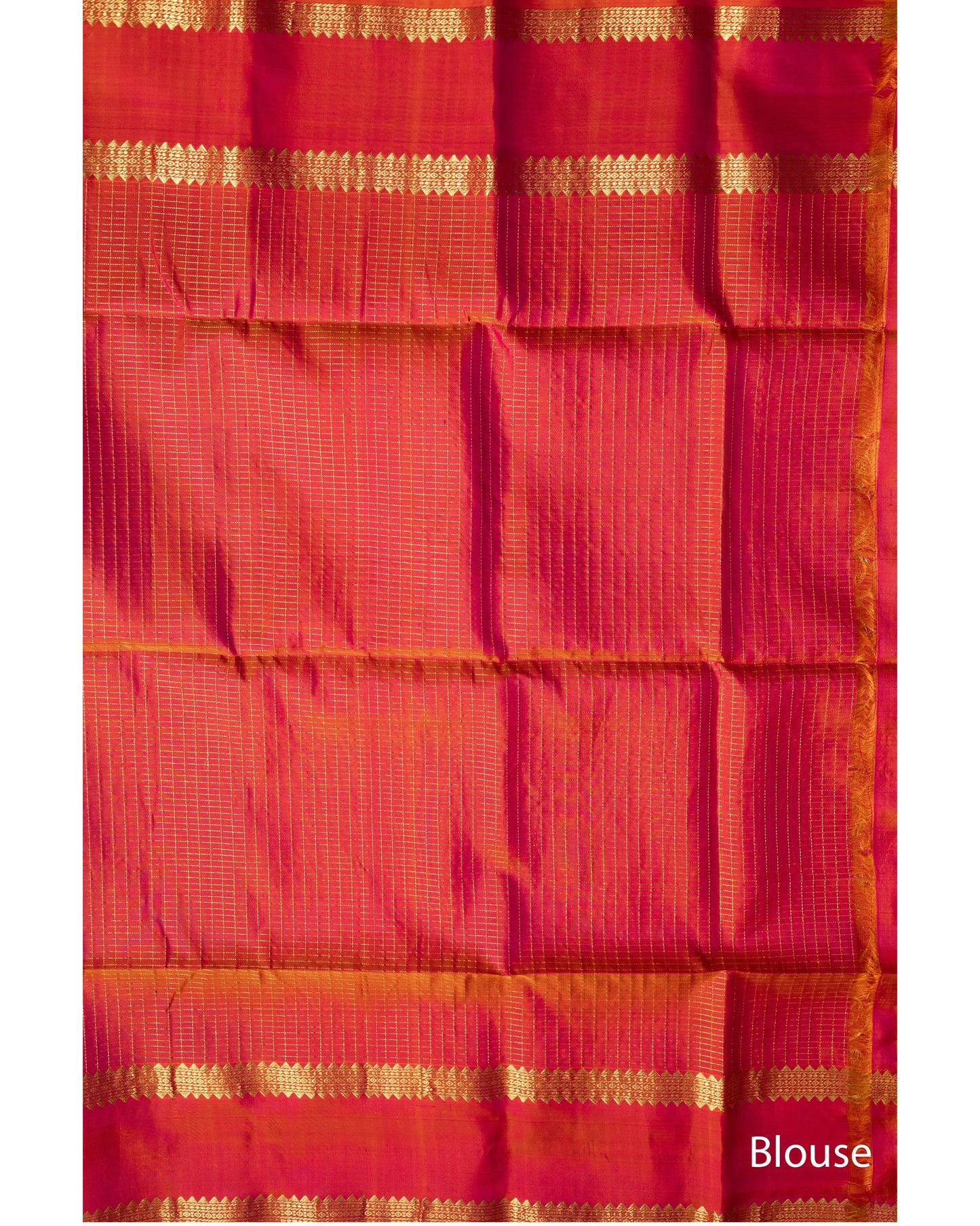 Royal Blue With Tomato Colour Pallu Pure Soft Silk Saree