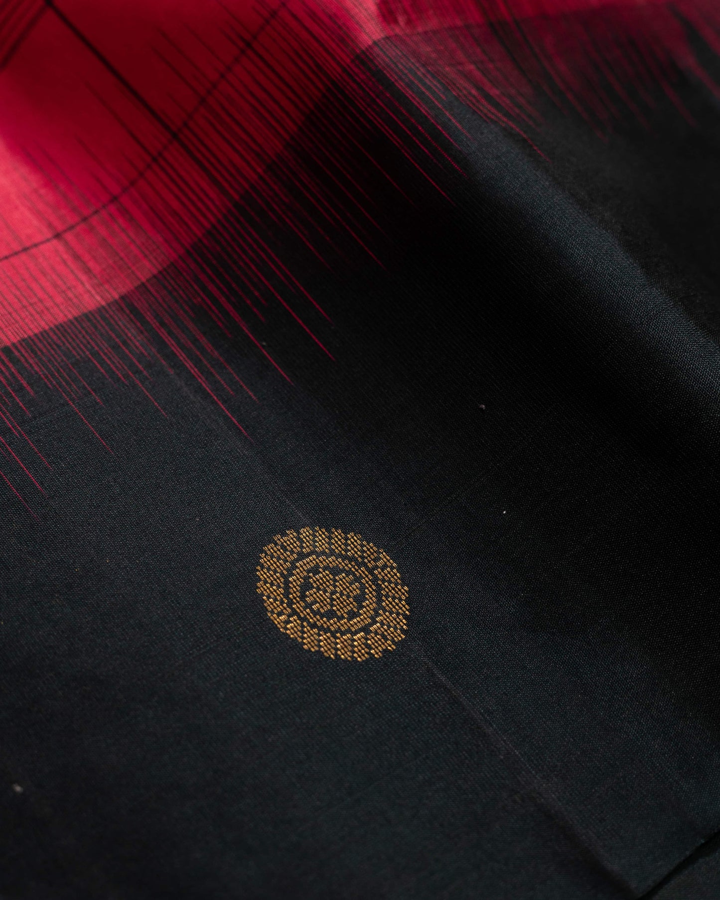 Subtle Rani Pink With Bottle Green Pallu Pure Soft Silk Saree
