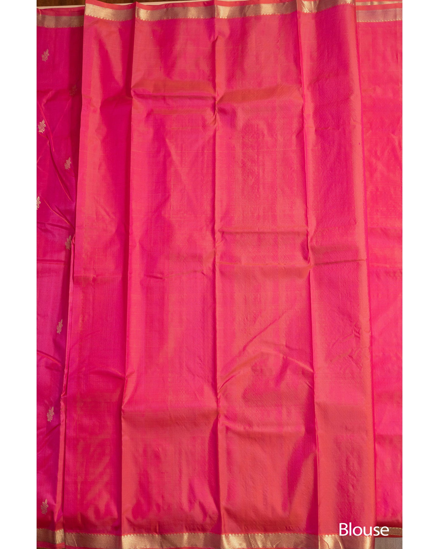 Pinkish Tomato With Self Colour Pallu Pure Soft Silk Saree
