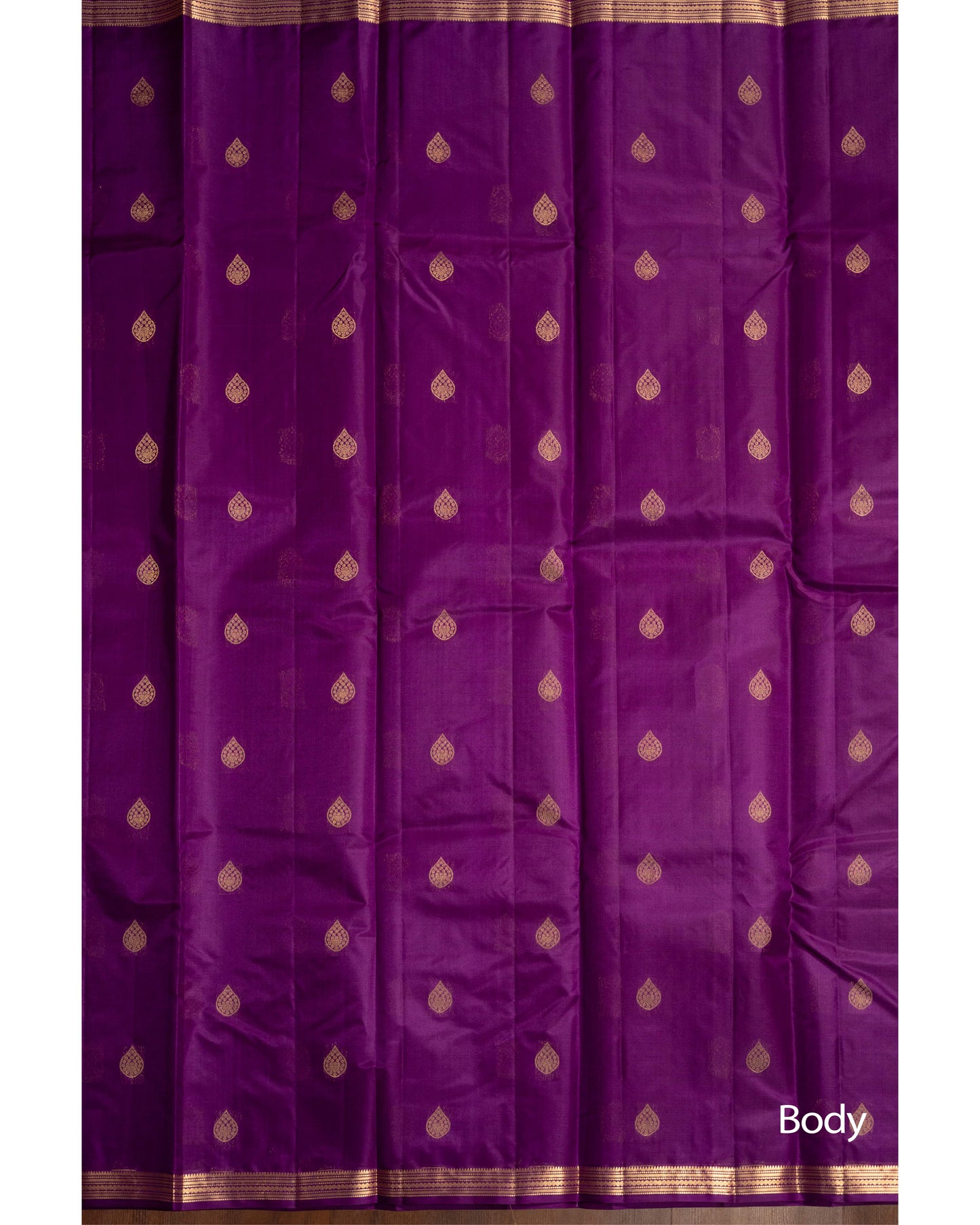 Purple With Self Colour Pallu Pure Soft Silk Saree