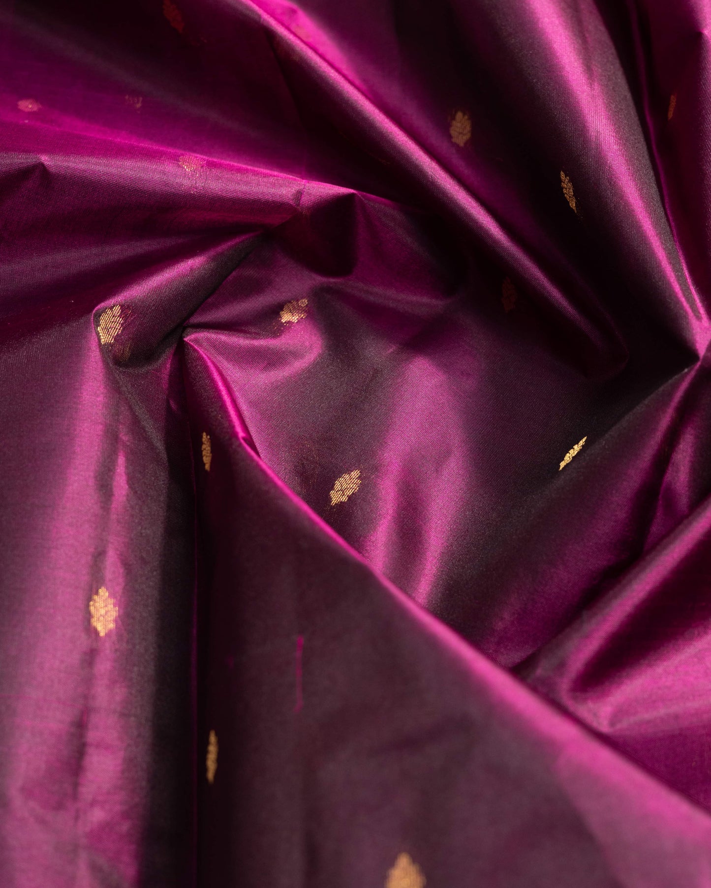 Burgandy With Self Colour Pallu Kanchivaram Pure Soft Silk Saree