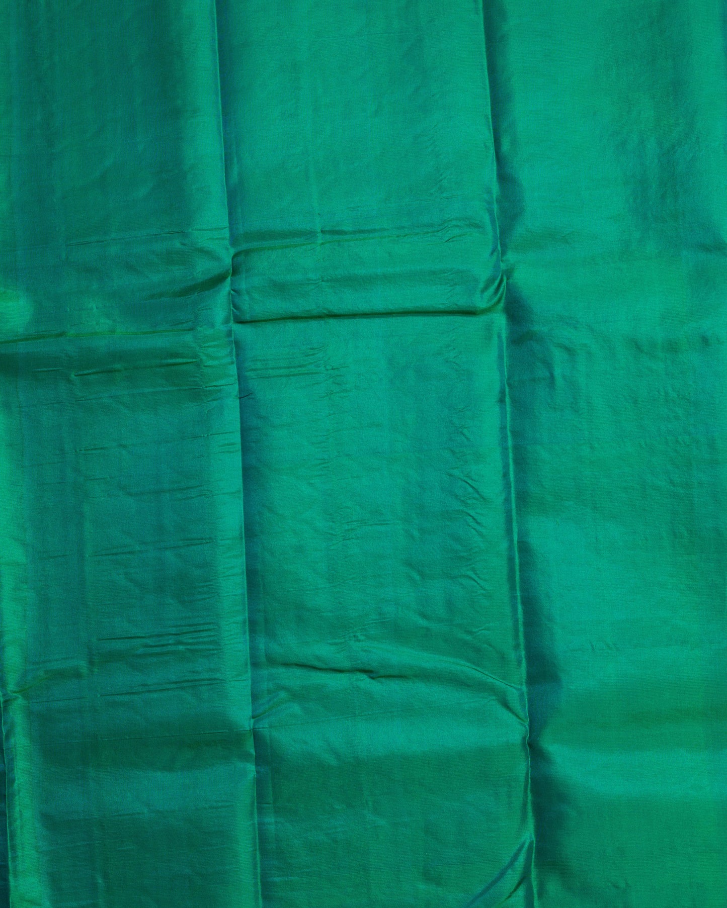 Saffire Green With Self Colour Pallu Kanchivaram Pure Soft Silk Saree