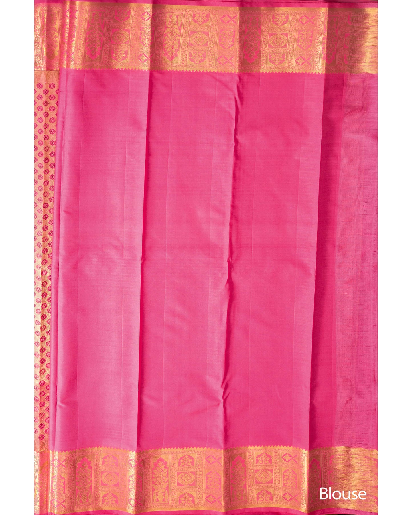 Rani Pink With Pastel Pink Pallu Pure Silk Signature Blend Saree