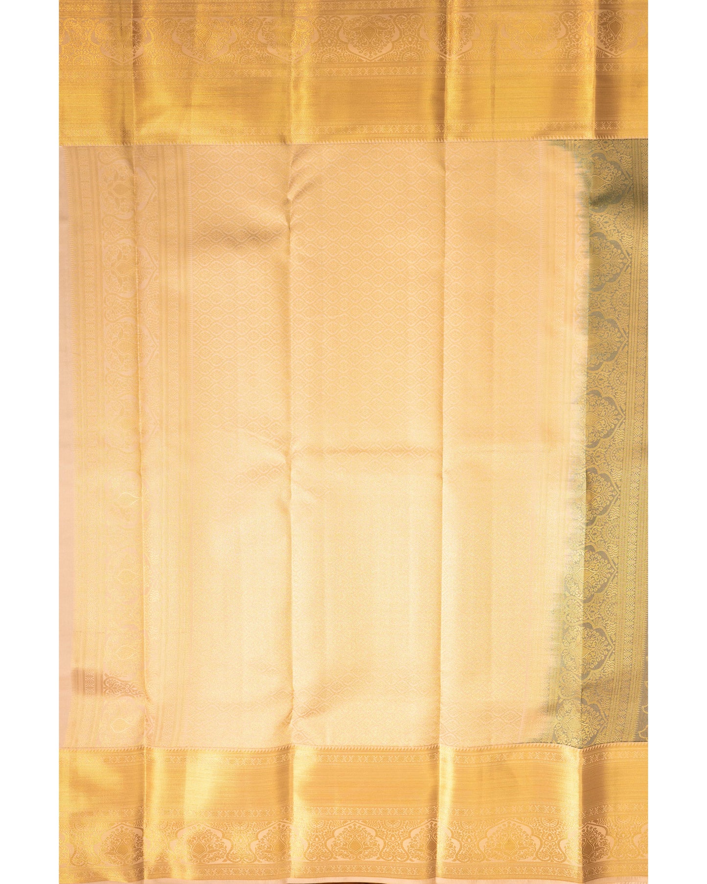 Greyish Green With Tasar Colour Pallu Pure Silk Signature Blend Saree