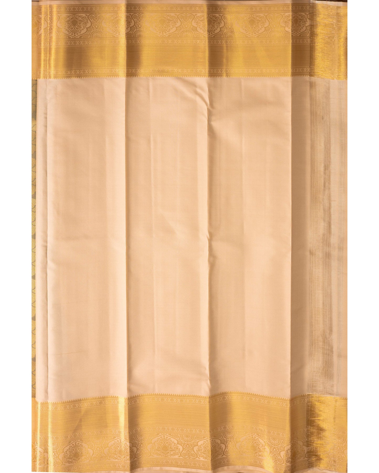 Greyish Green With Tasar Colour Pallu Pure Silk Signature Blend Saree