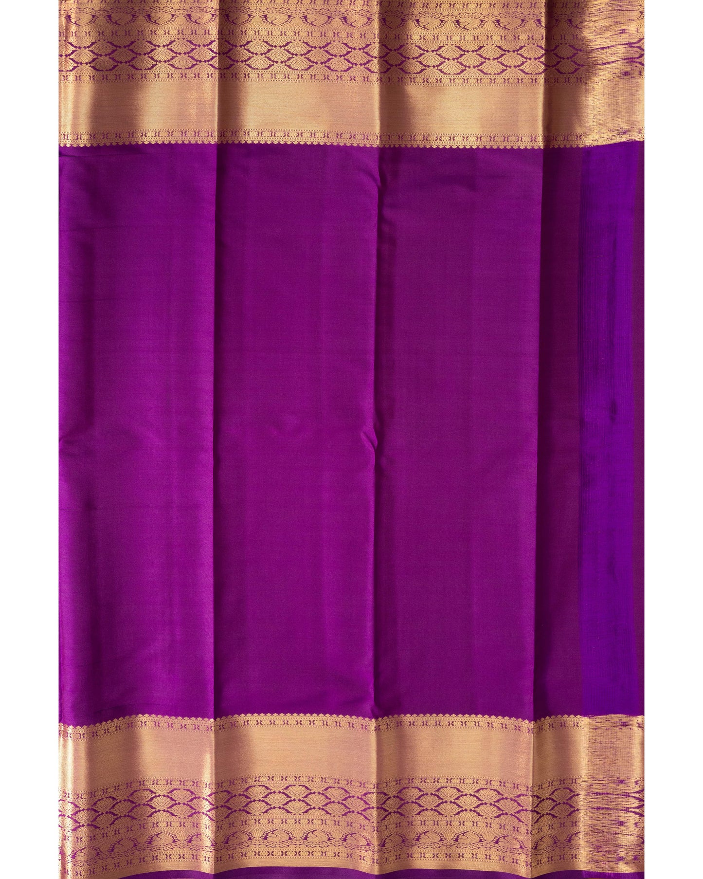 Lavender With Burgundy Pallu Pure Silk Signature Blend Saree