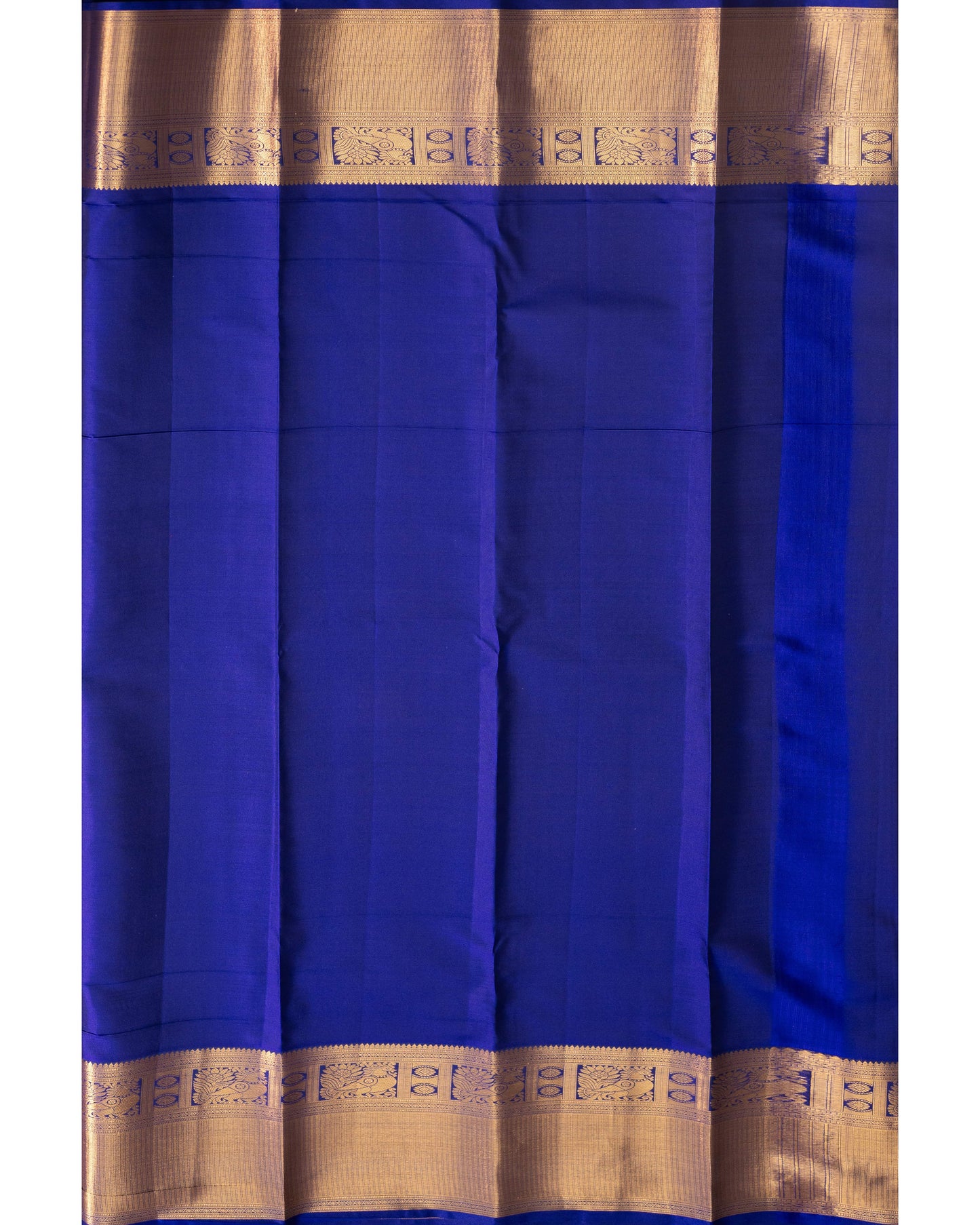 Maroon With Royal Blue Pallu Pure Silk Signature Blend Saree