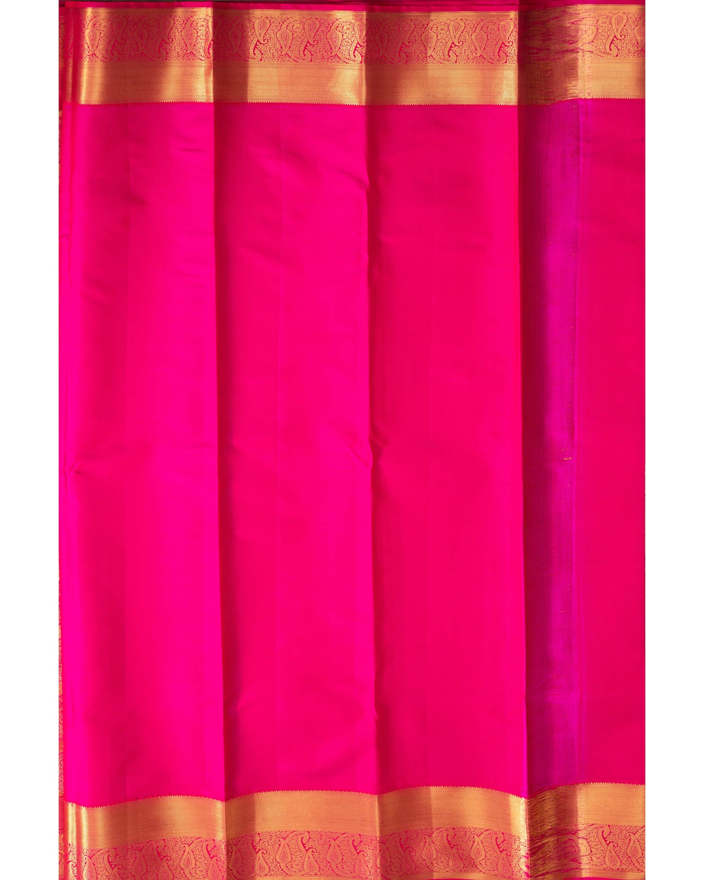 Onion Pink With Rani Pink Pallu Pure Silk Signature Blend Saree