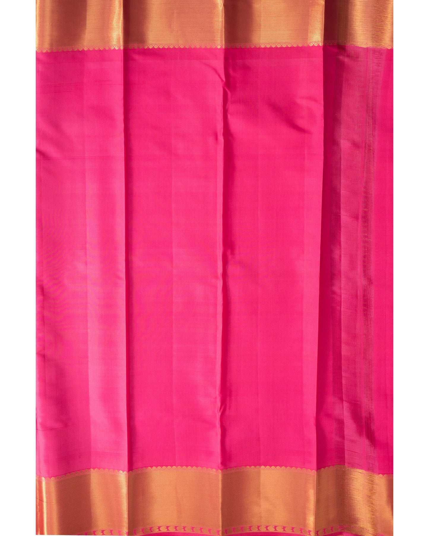Lemonish Olive With Pink Pallu Pure Silk Signature Blend Saree