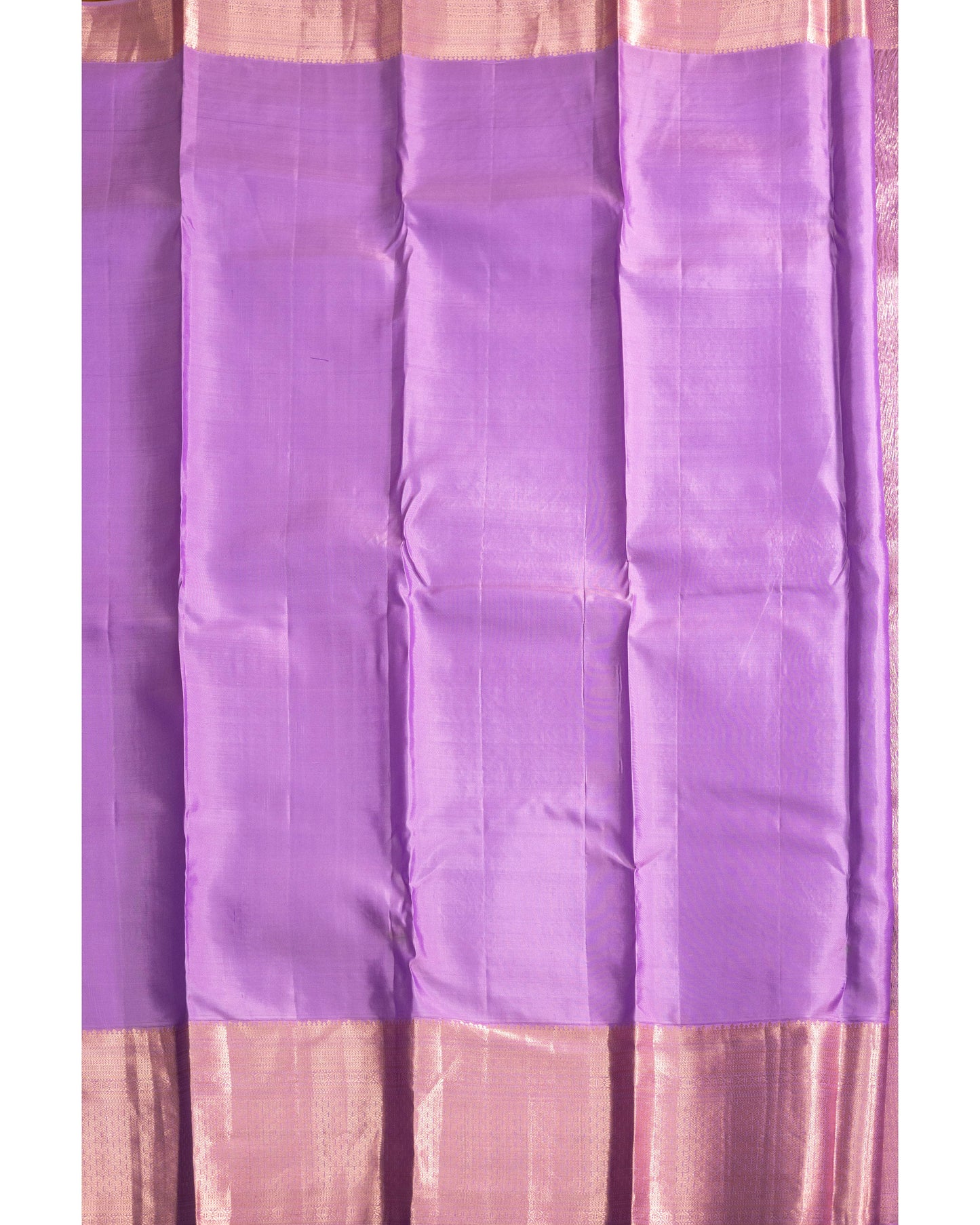 Lavender With Self Colour Pallu Pure Silk Wedding Saree