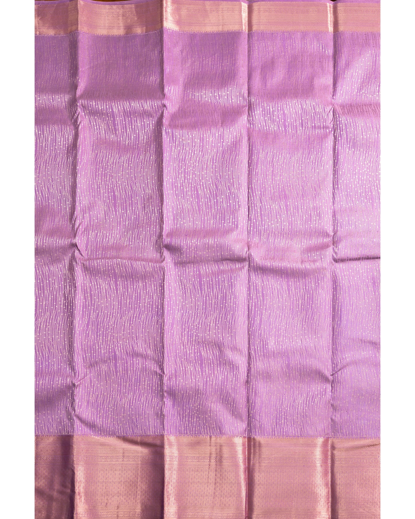Lavender With Self Colour Pallu Pure Silk Wedding Saree