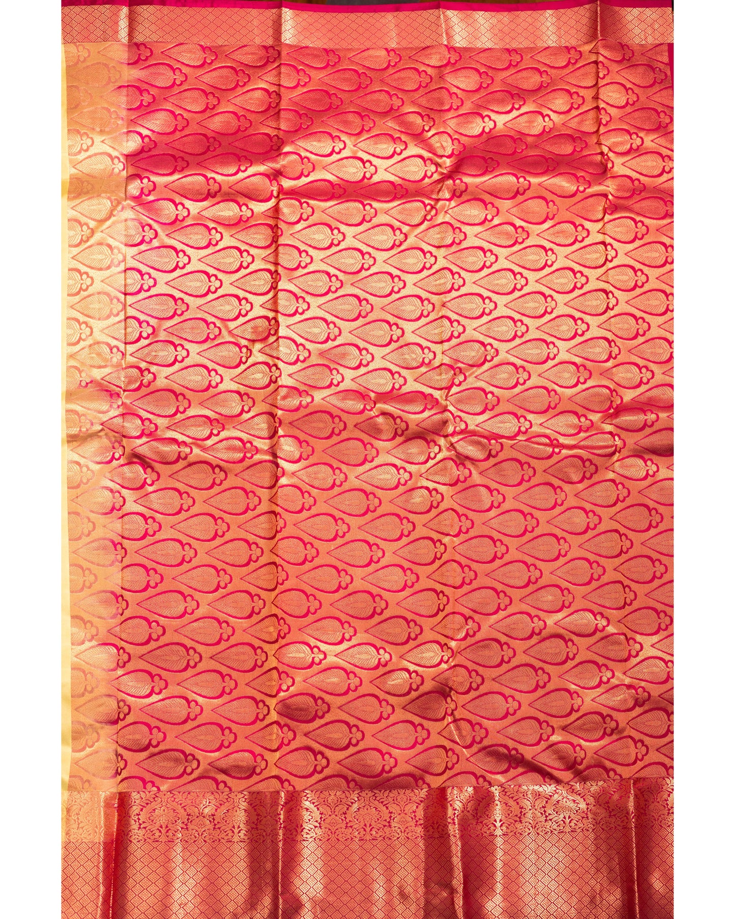 Pastel Pista Green With Reddish Maroon Pallu Pure Silk Gift Saree
