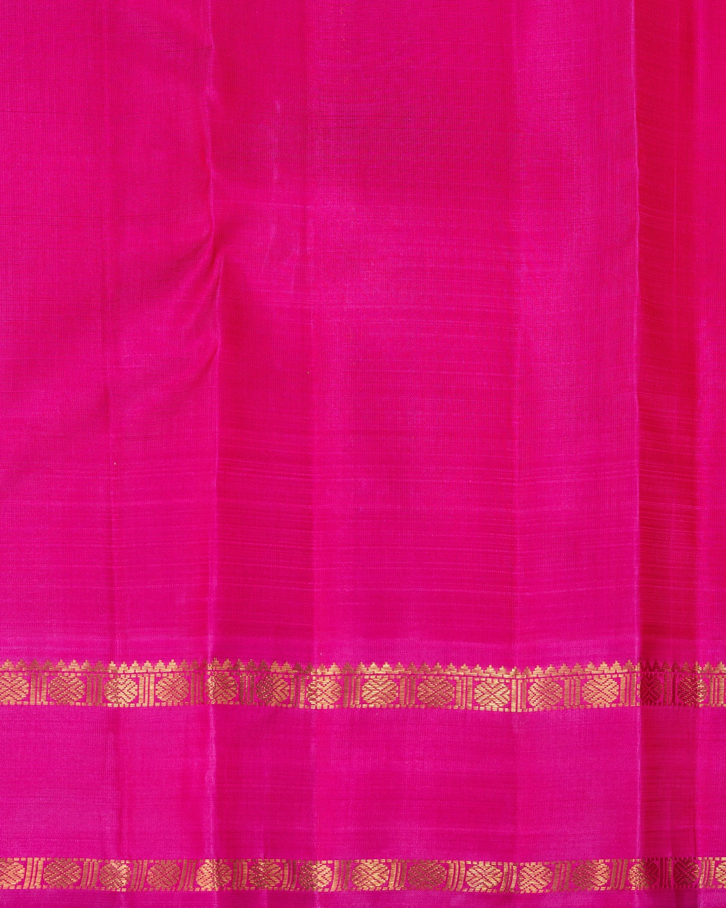 PURE LEMON YELLOW BODY WITH GANGA, JAMUNA BORDER