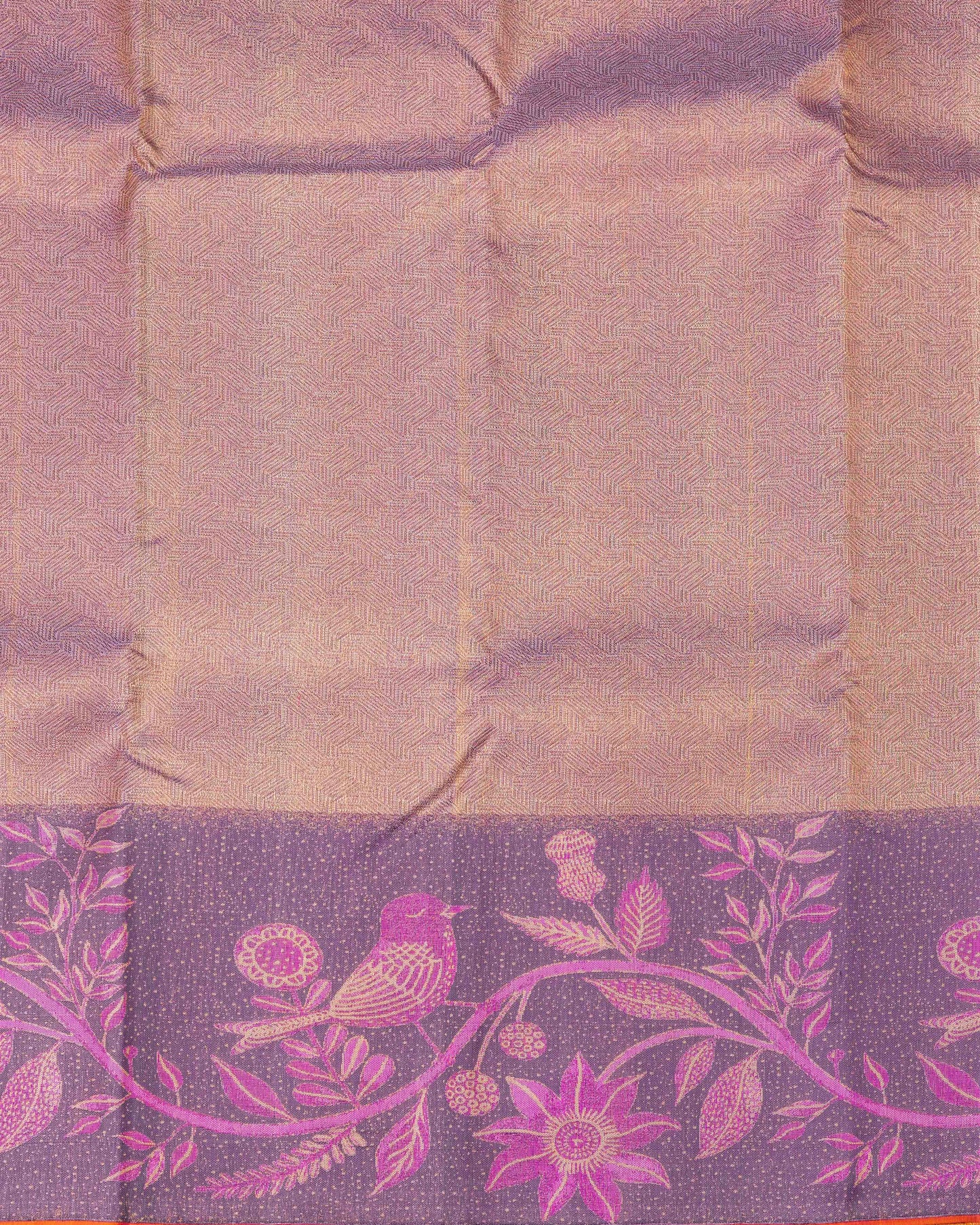 BORDER LITE VOILET WITH PINK COLOUR BODY TISSUE