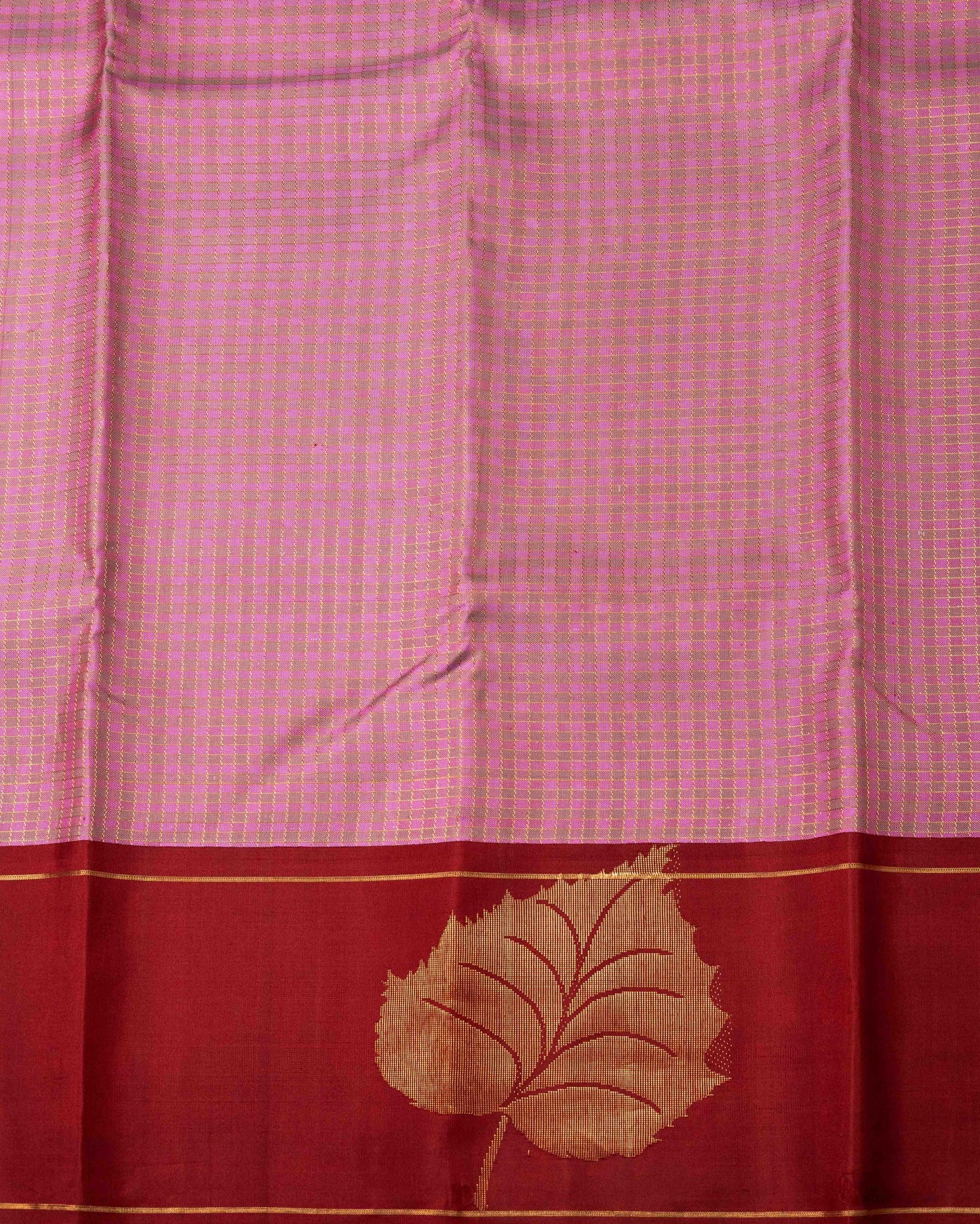 RUST COLOUR  BORDER AND PASTEL PISTA PINK AND GREY BODY