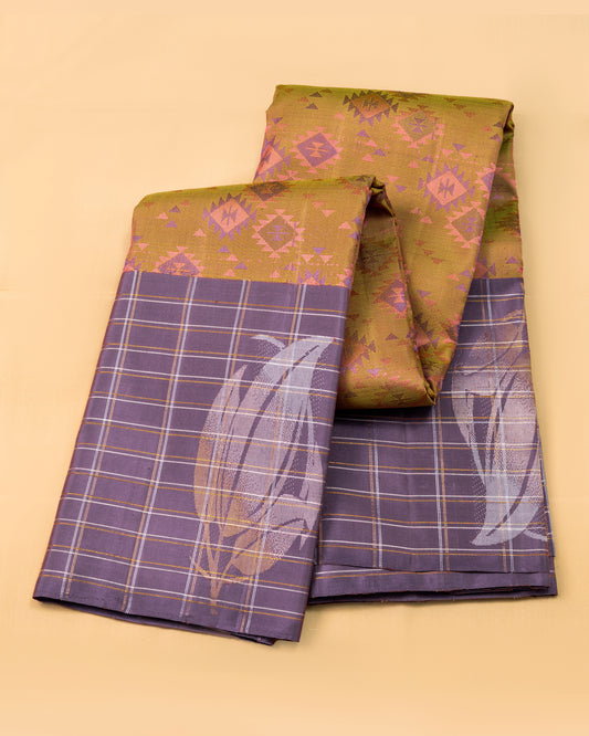 PASTEL BURGANDY BORDER DUAL TONE BODY LEMON WITH PASTEL BURGANDY