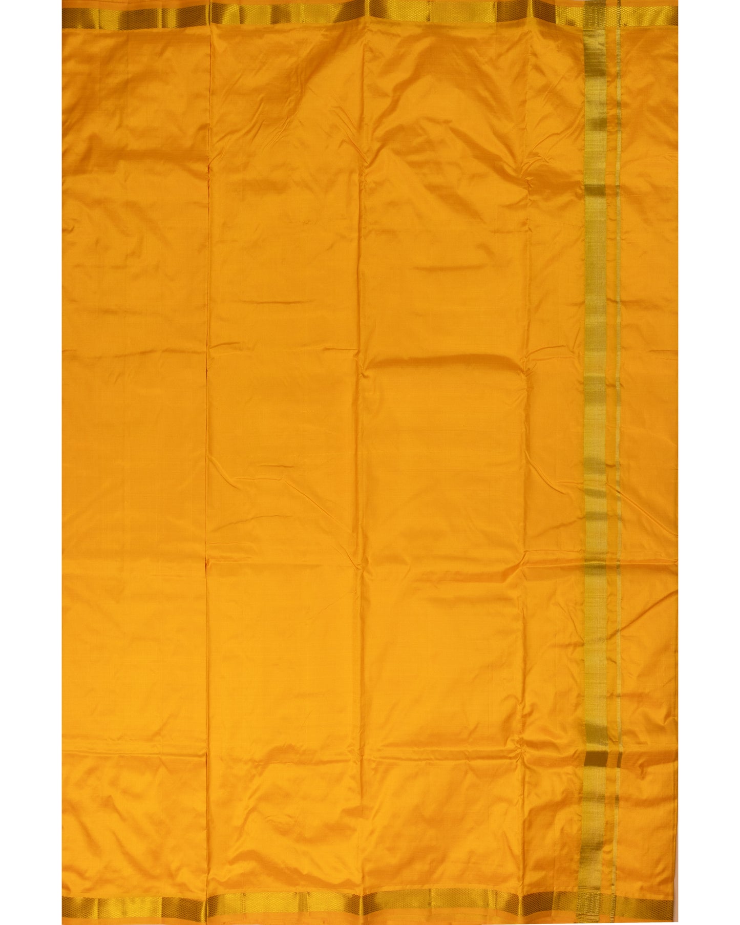 Mango Yellow Pure Silk Dhoti
